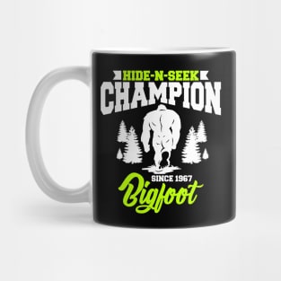 Funny Bigfoot Hide-N-Seek Champion Since 1967 Mug